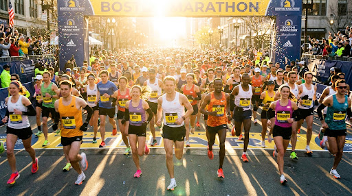 Marathon start line